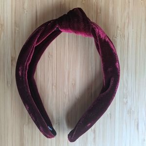 NIB Lele Sadoughi Velvet Knot Headband